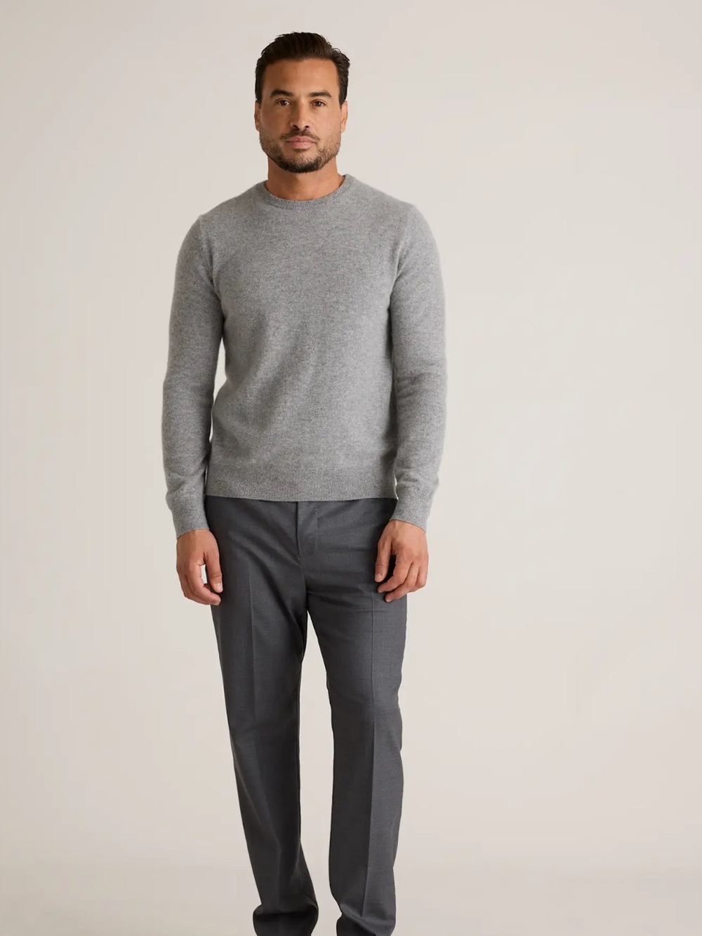 Quince 100% Men’s Grade A Mongolian Cashmere Crewneck Sweater Large